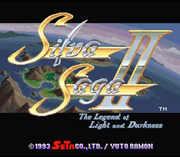 Silva Saga II - The Legend of Light and Darkness (Japan) screen shot title